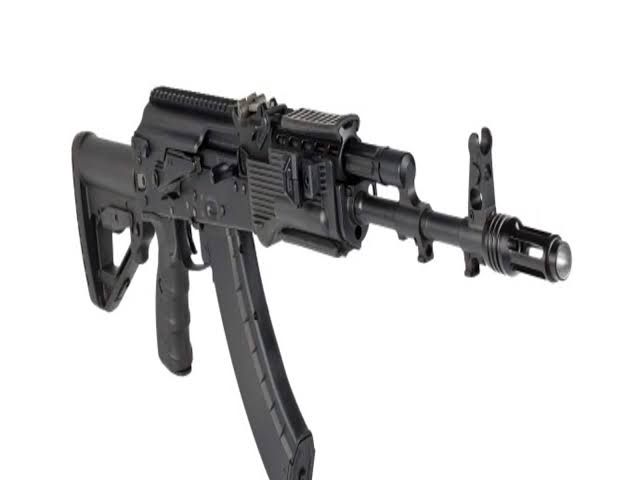 AK-203 assault rifles