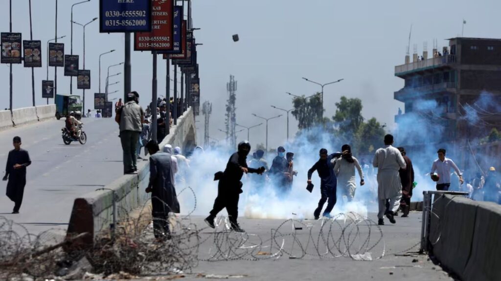 Violent protests put PoK