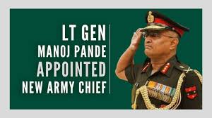 Chief of Army Staff Gen Manoj Pand