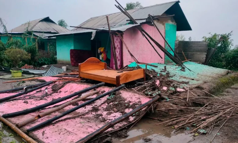 Manipur hailstorm victims