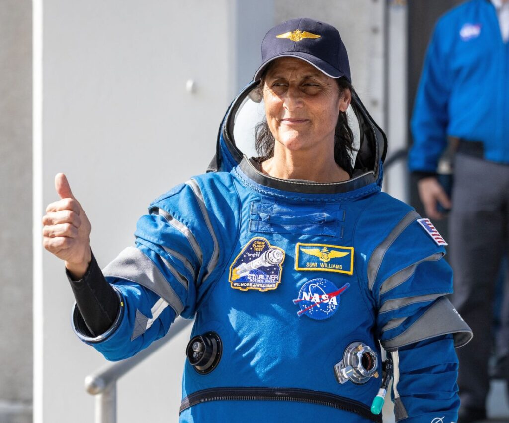 First female spacecraft pilot
