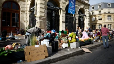 france paris olympics 2024 social cleansing migrants homeless evicted cleared out 265338421 16x9 0