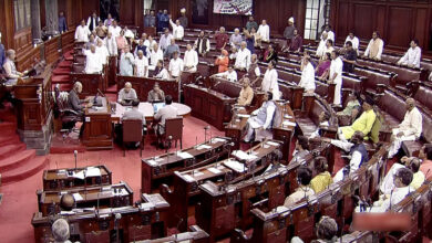 new delhi july 24 ani proceedings of the rajya sabha underway during the mon