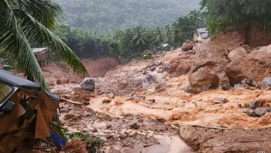 Rescue in Kerala landslide