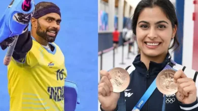 PR Sreejesh and Manu Bhaker