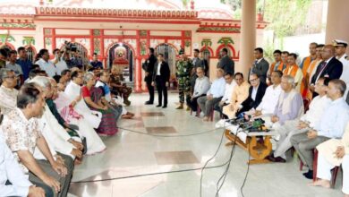 Muhammad Yunus visits Dhakeshwari