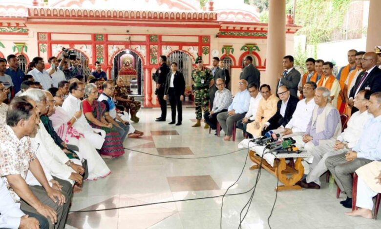 Muhammad Yunus visits Dhakeshwari