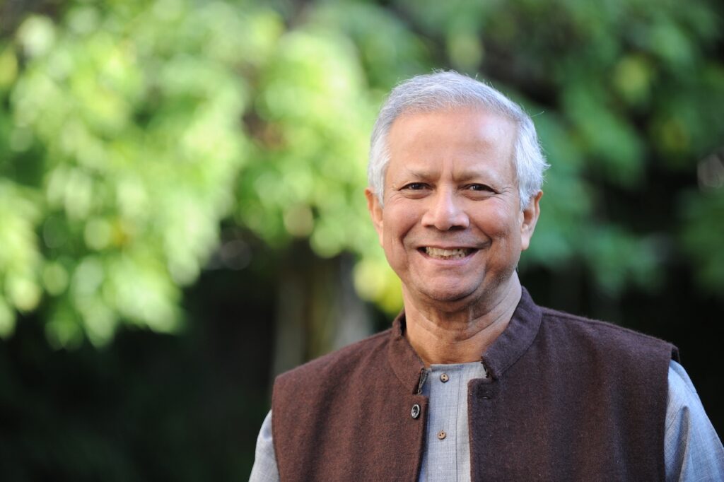 Muhammad Yunus visits Dhakeshwari