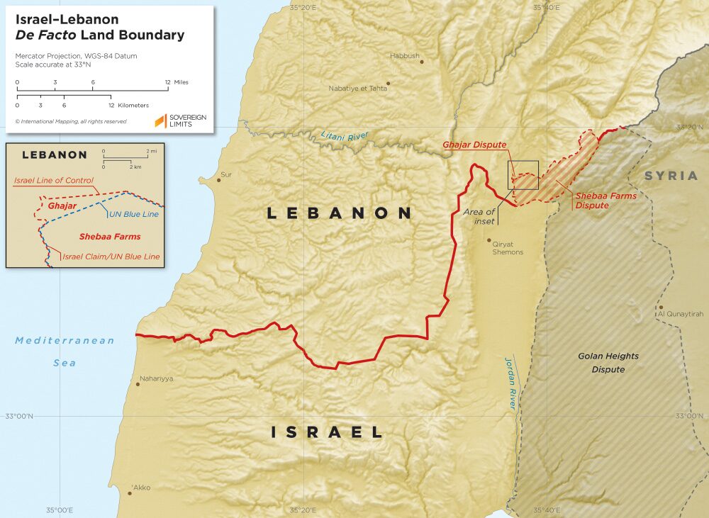 tensions with Israel-Lebanon