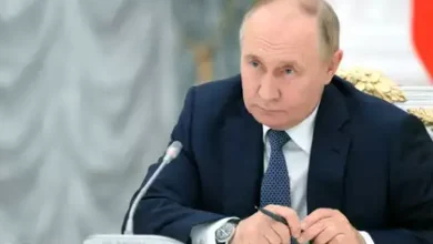 russian president putin chairs a meeting in moscow