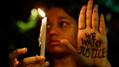 protest in Kolkata