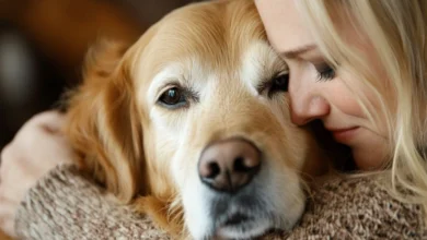 Human and dog brains