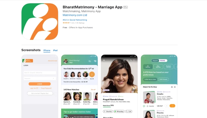 matrimonial apps