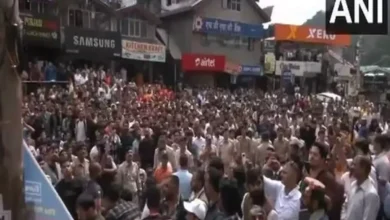 protest in shimla over illegal mosque